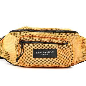 NWOT Saint Laurent nylon mesh belt bag